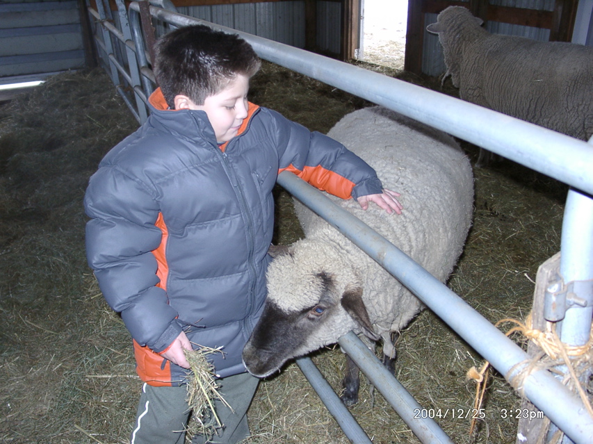 Andres at Don's farm