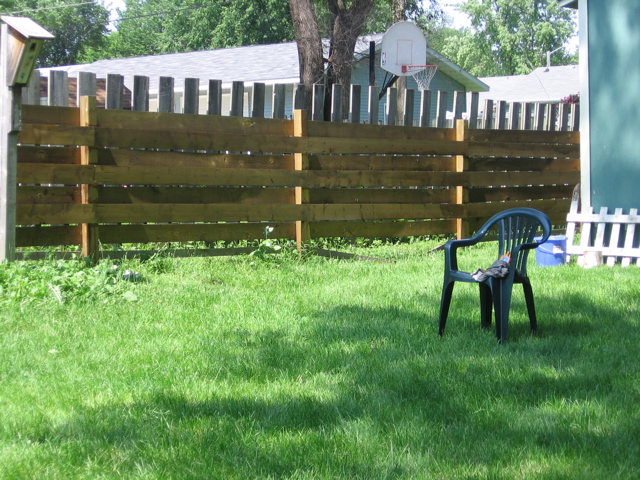 Stained Fence